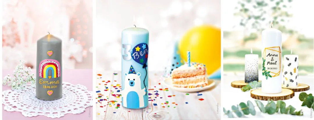 Marabu Kaarsenverf Candle Pen - 10 Stuks