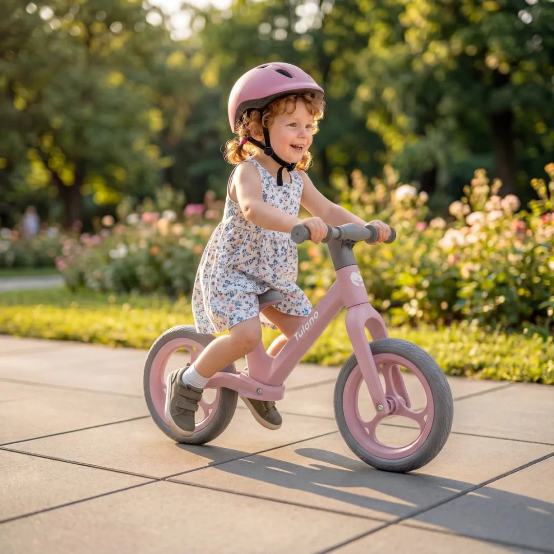 Tulano Route Loopfiets 12 Inch - Roze