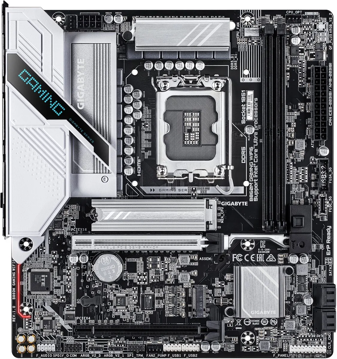Gigabyte B860M GAMING WIFI6 Micro-ATX Moederbord - LGA 1851