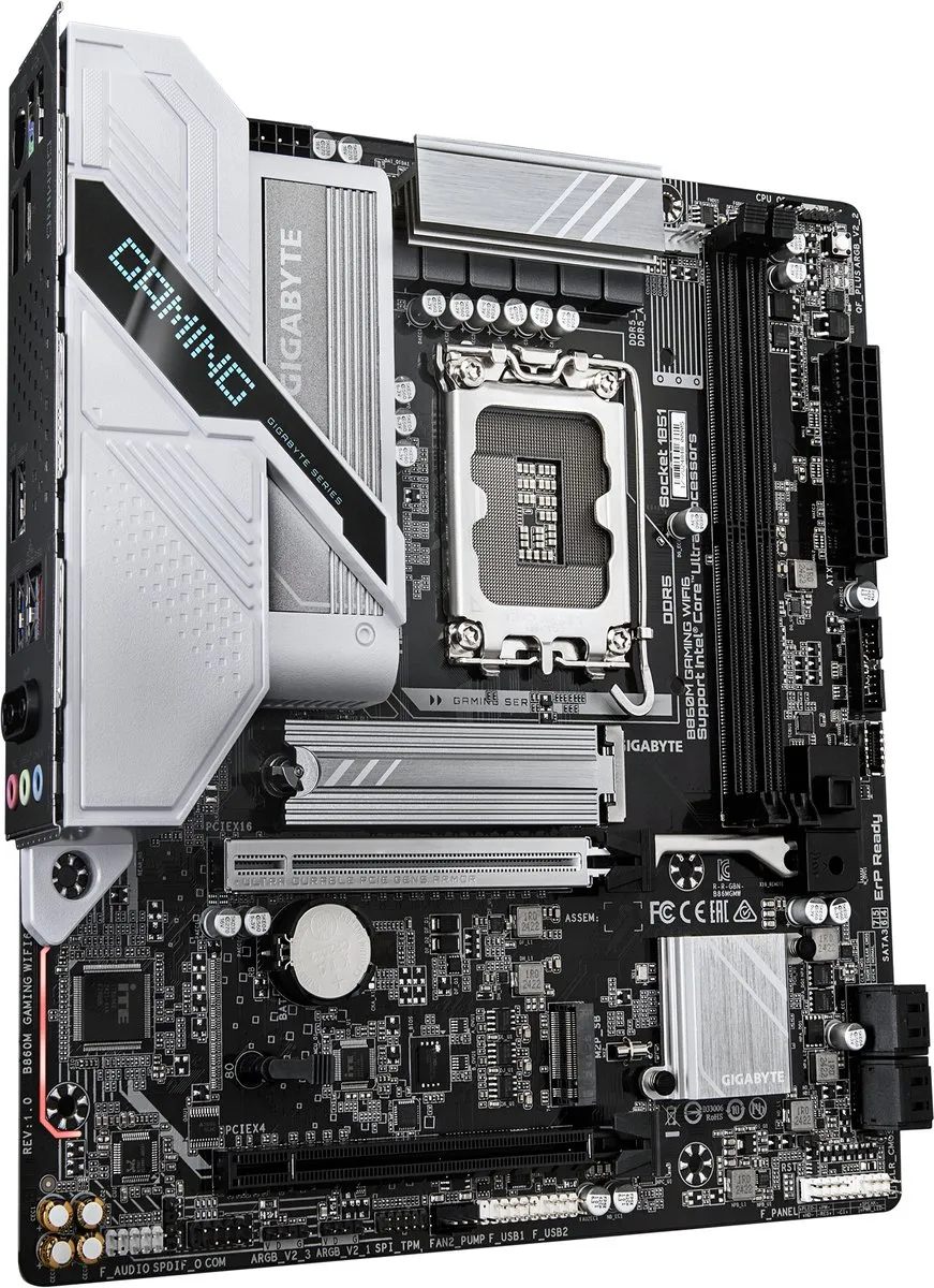 Gigabyte B860M GAMING WIFI6 Micro-ATX Moederbord - LGA 1851