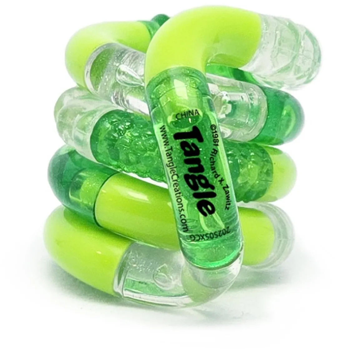Tangle Toys Textured Junior Green Lime Fizz