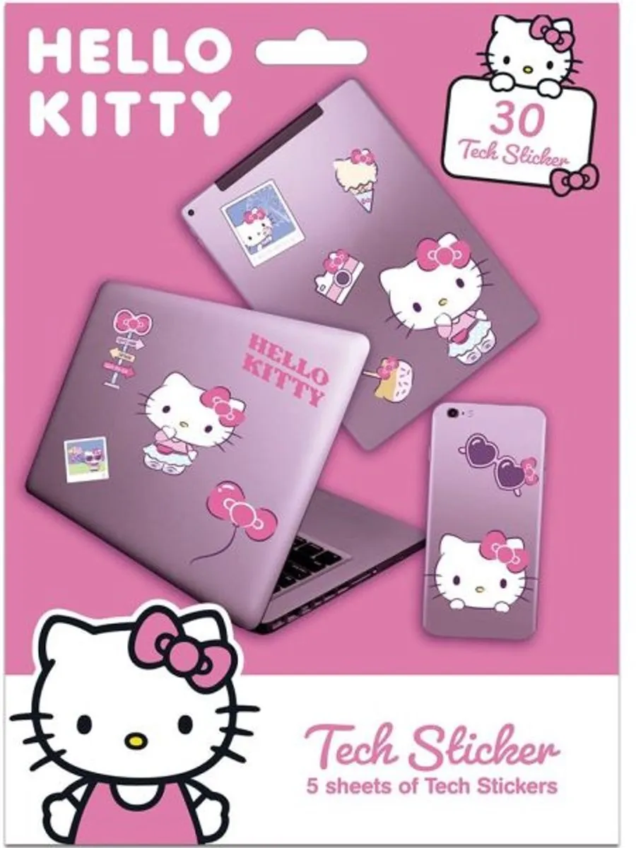 Hello Kitty Tech Stickers Luna Park