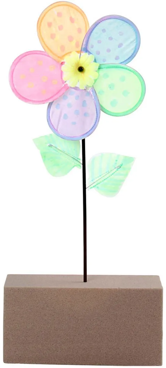 Creativ Company Bloemen Windmolen - 10 Stuks - Ø20cm - Meerkleurig