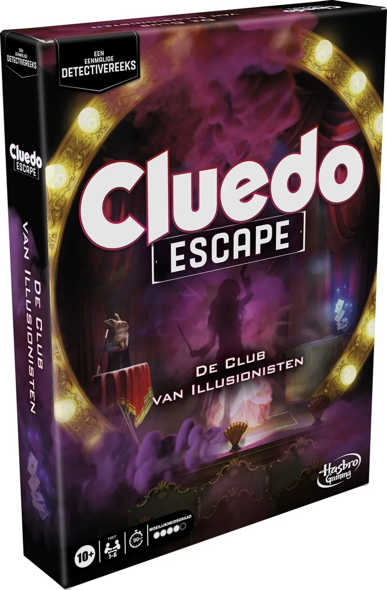 Hasbro Gaming Cluedo Escape The Illusionist Club - 6 Spelers