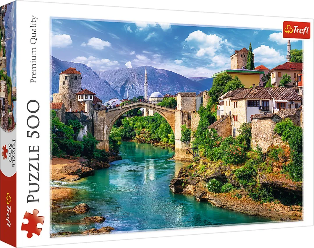 Trefl Oude Brug in Mostar Puzzel 500 Stuks