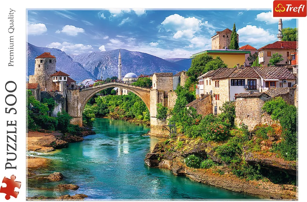 Trefl Oude Brug in Mostar Puzzel 500 Stuks