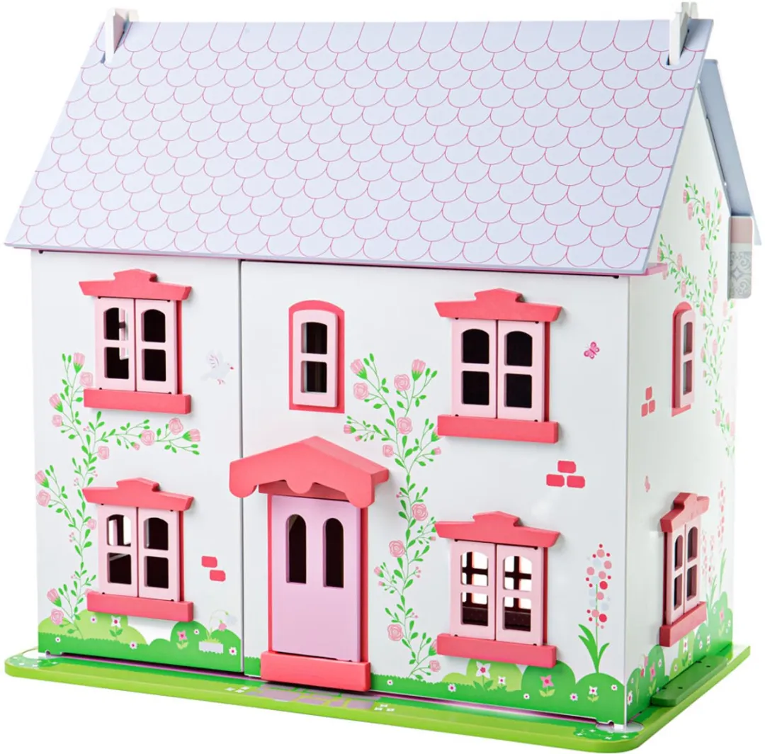 BIGJIGS Rose Cottage Poppenhuis