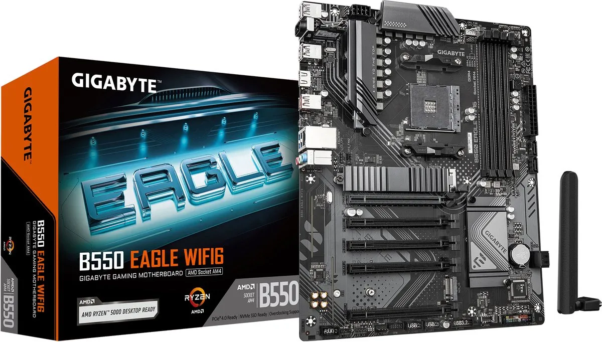 Gigabyte B550 EAGLE WIFI6 Moederbord - ATX