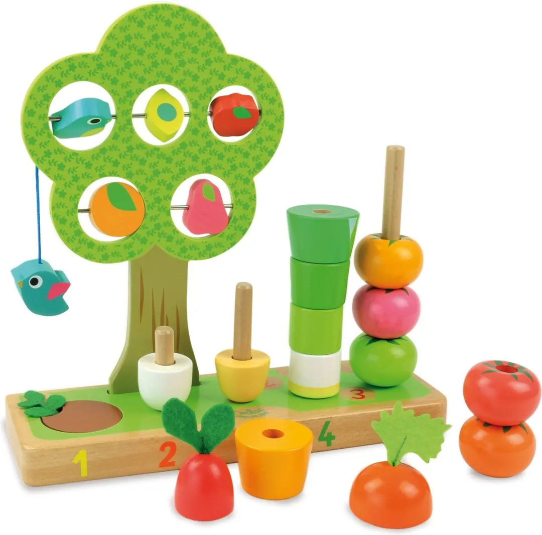 Vilac Houten Groente & Fruit Telspel