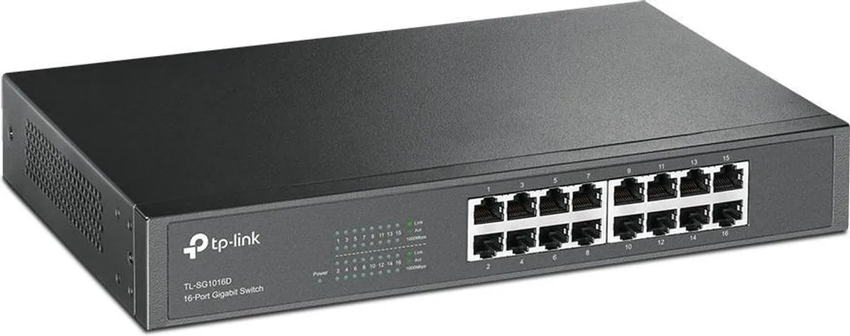 TP-Link TL-SF1016D 16-poorts Netwerk Switch - afbeelding 6 van 6