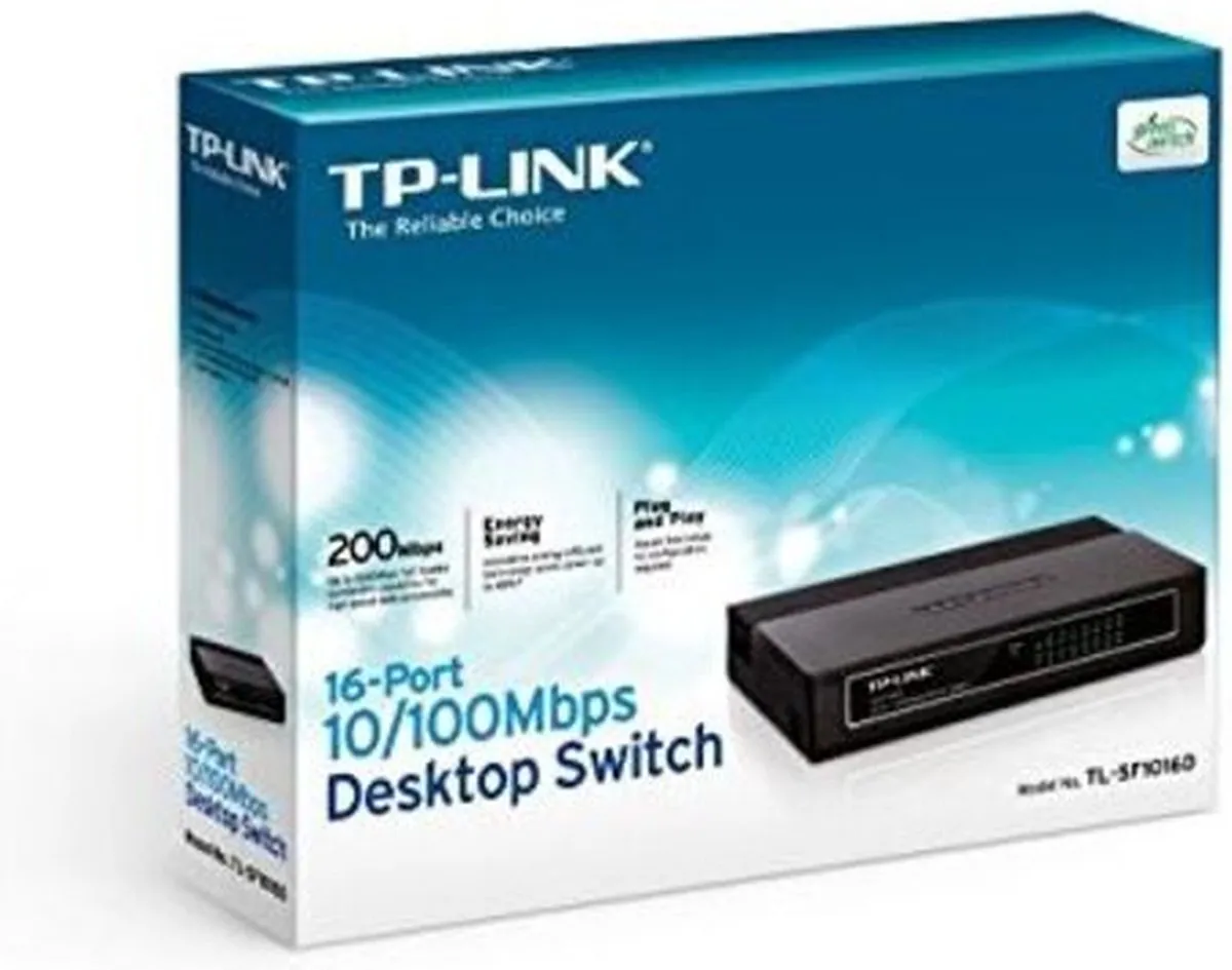 TP-Link TL-SF1016D 16-poorts Netwerk Switch