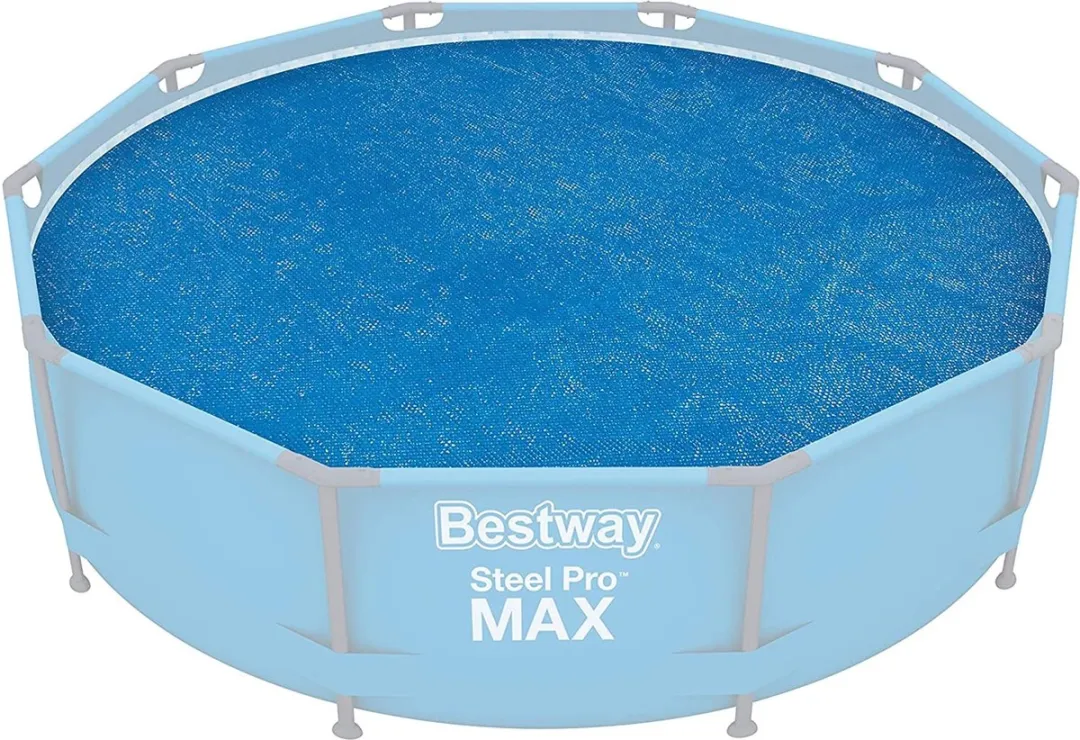 Bestway Afdekzeil Fast Solar Rond 244cm - Blauw