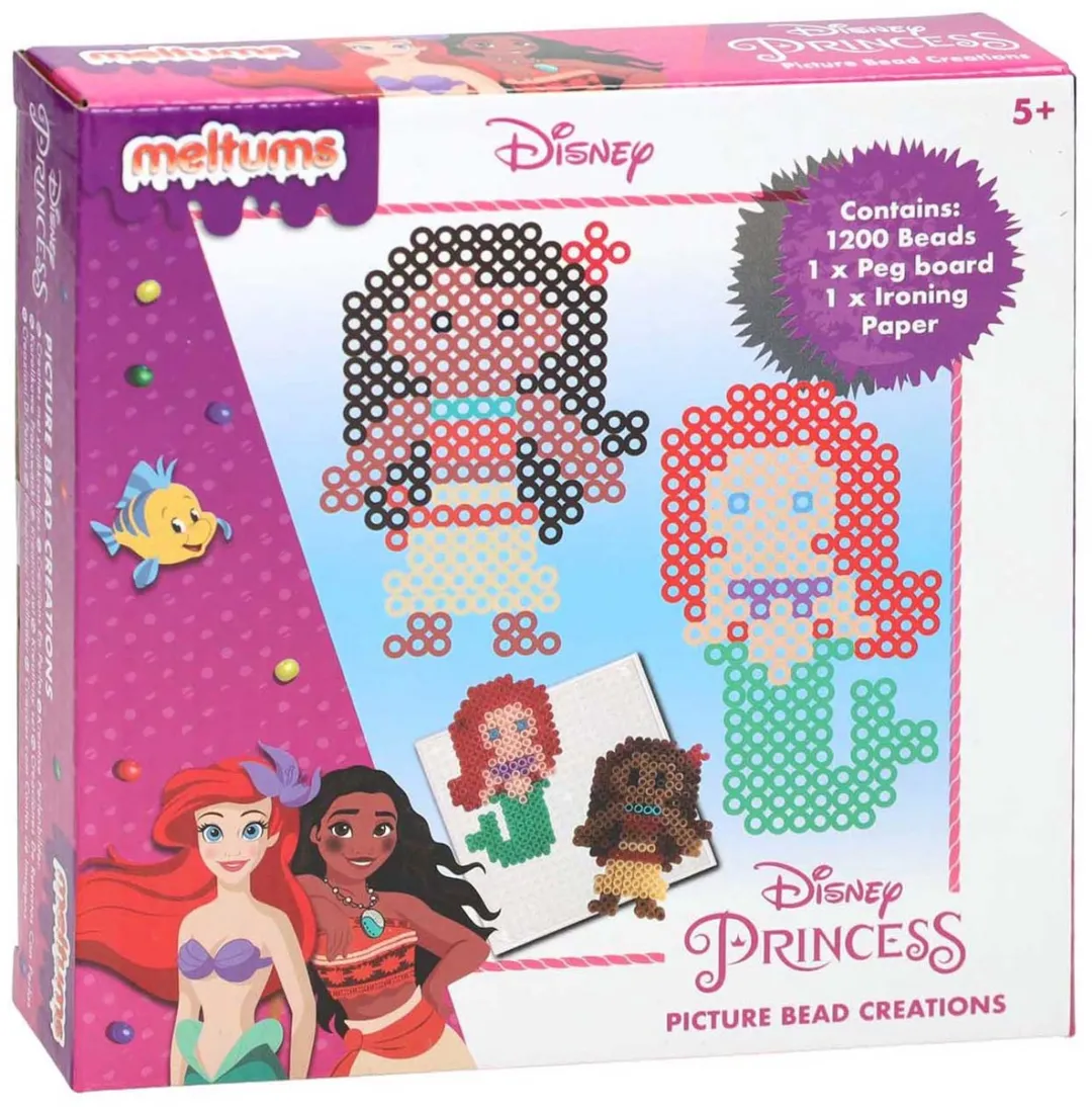 Disney Prinses Strijkkralenset 1200dlg - 2 Stuks - Meerkleurig