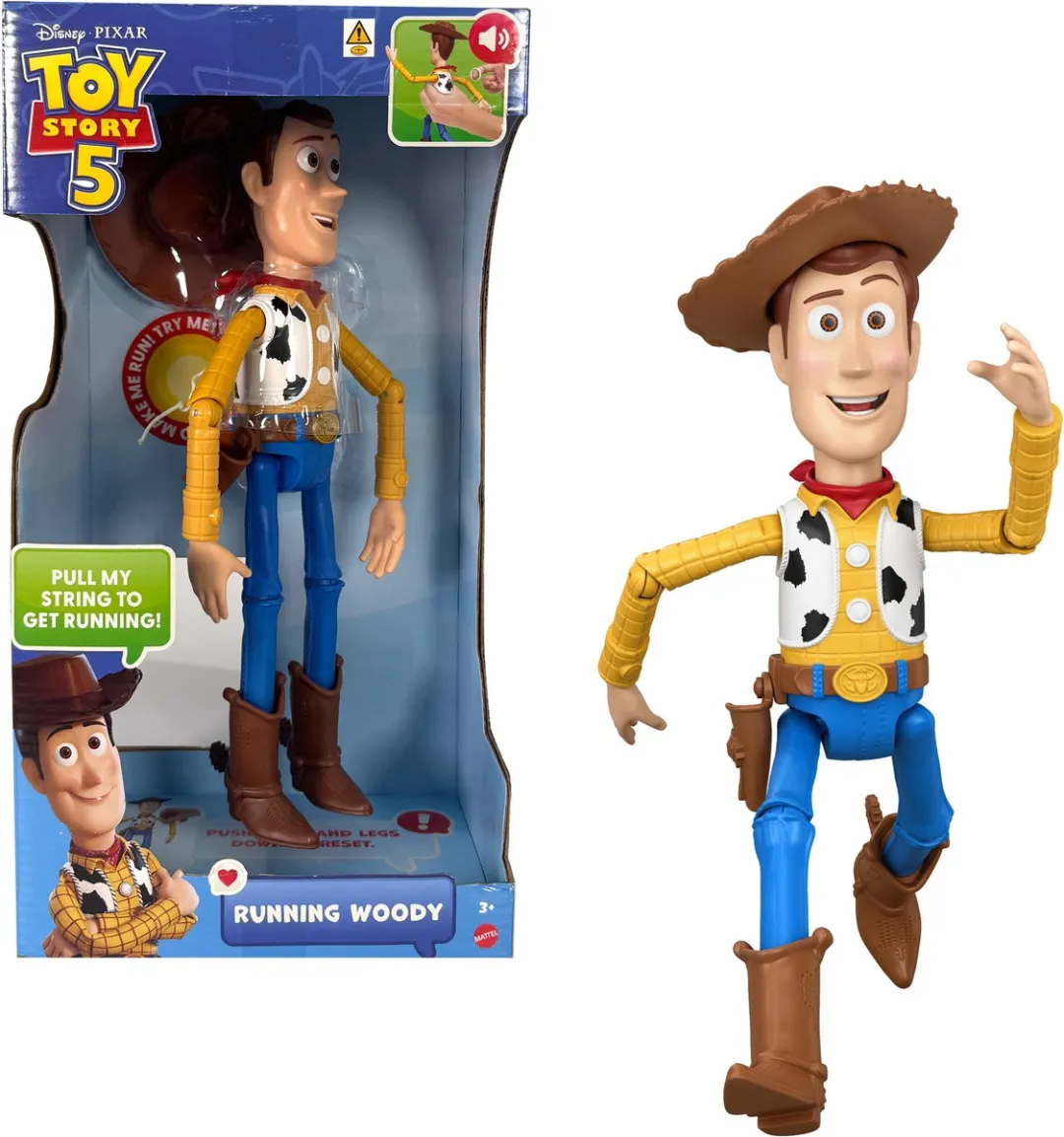 Mattel Disney Pixar Toy Story 5 Woody Actiefiguur 30cm