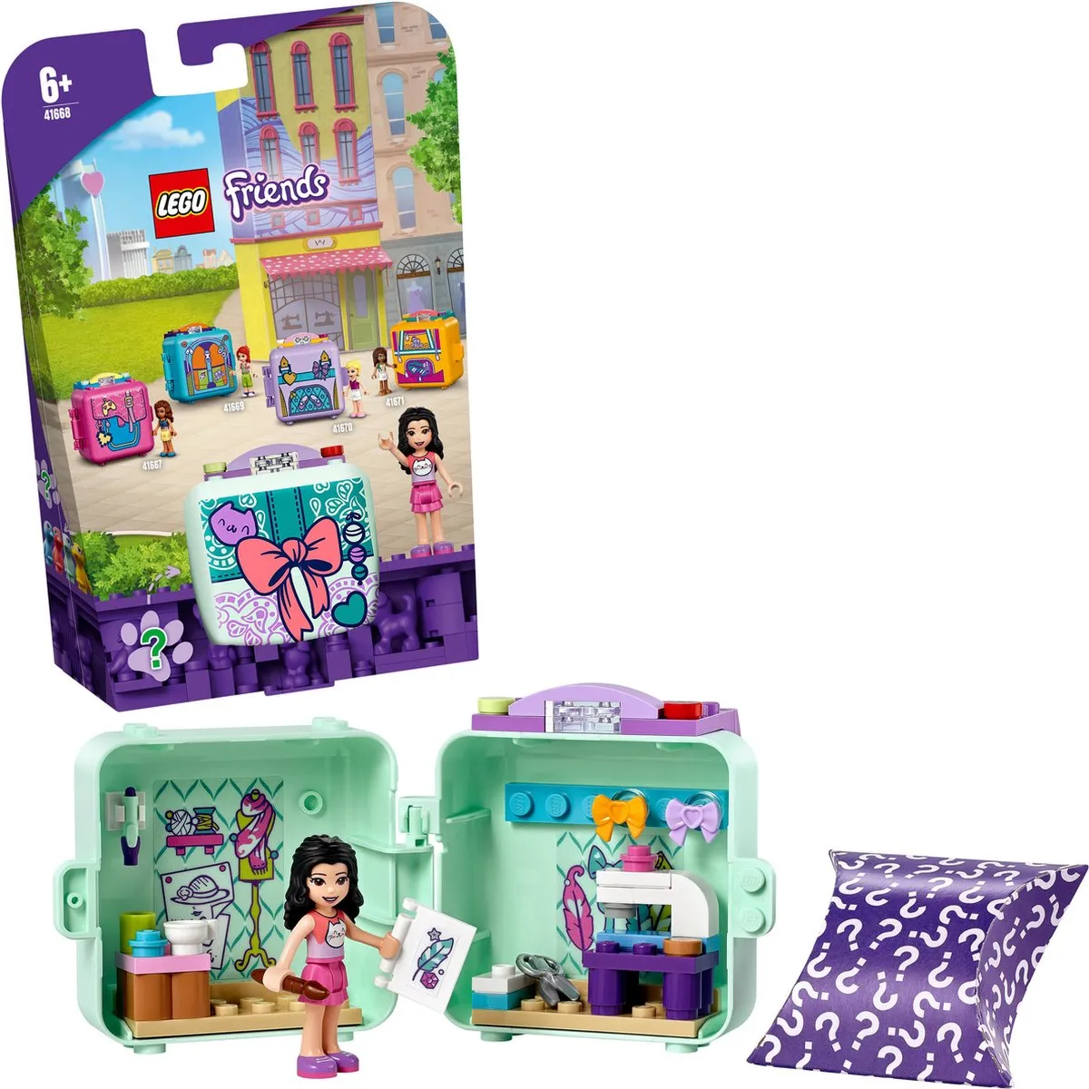 LEGO Friends Emma's Modekubus 41668 - 58 Stukken - afbeelding 6 van 6