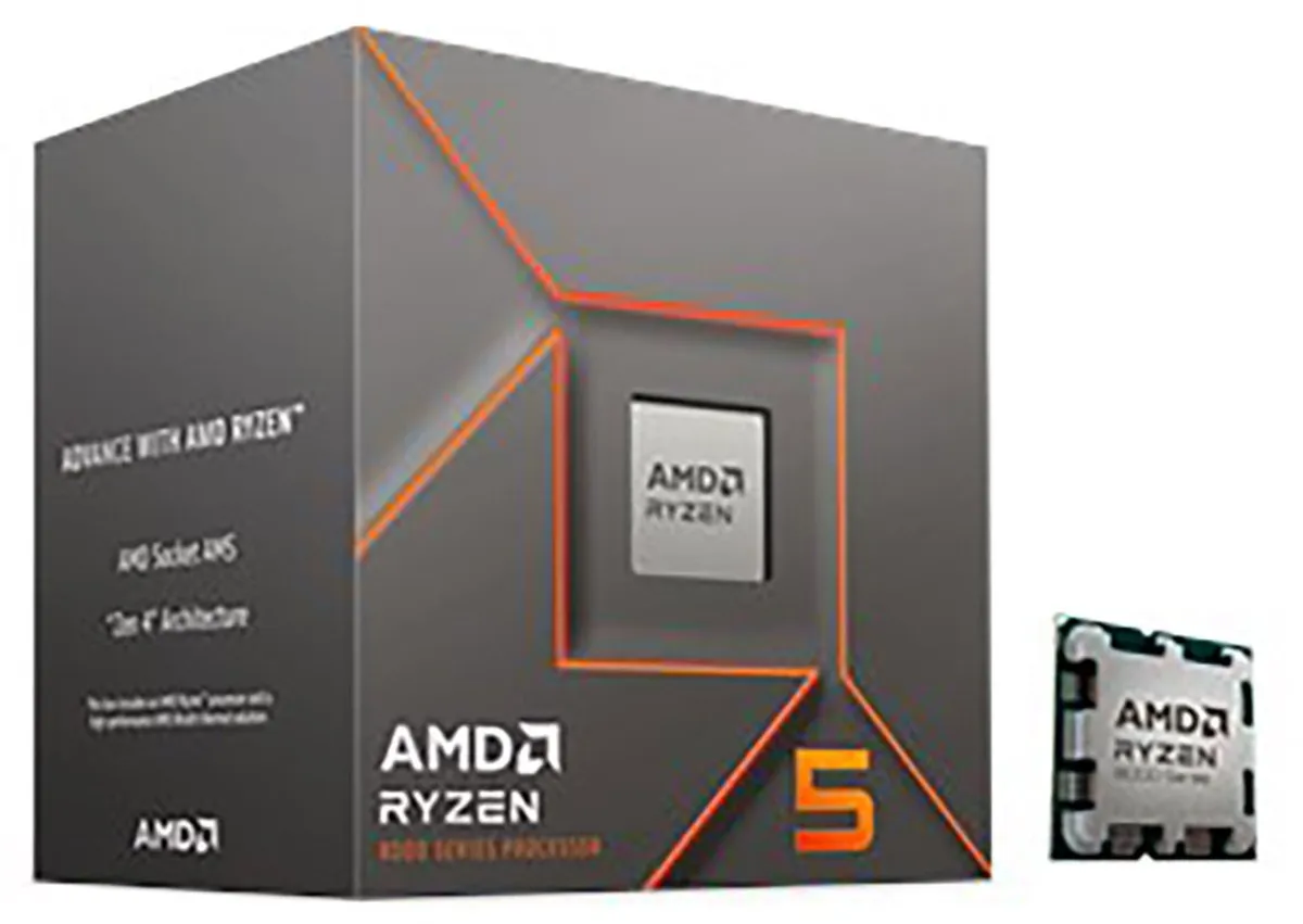 AMD Ryzen 5 8400F Boxed - 6 Core/12 Threads - 4,2/4,7GHz AM5