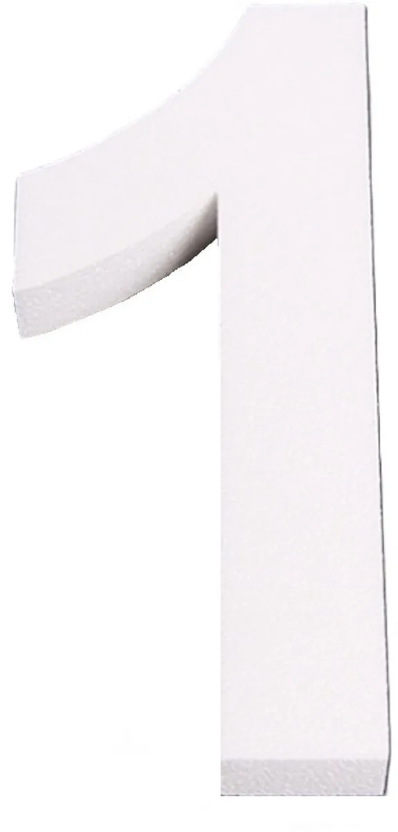 Glorex Hobby Piepschuim Cijfer 1