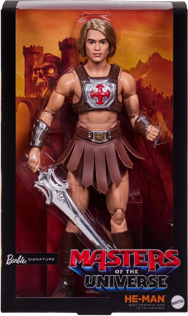 Mattel Masters of the Universe He-Man Barbie Doll 30cm - MATTJJY03 - Multi