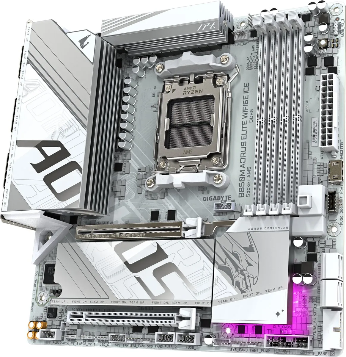 Gigabyte B850M Aorus Elite Wifi6E Ice AM5 - microATX