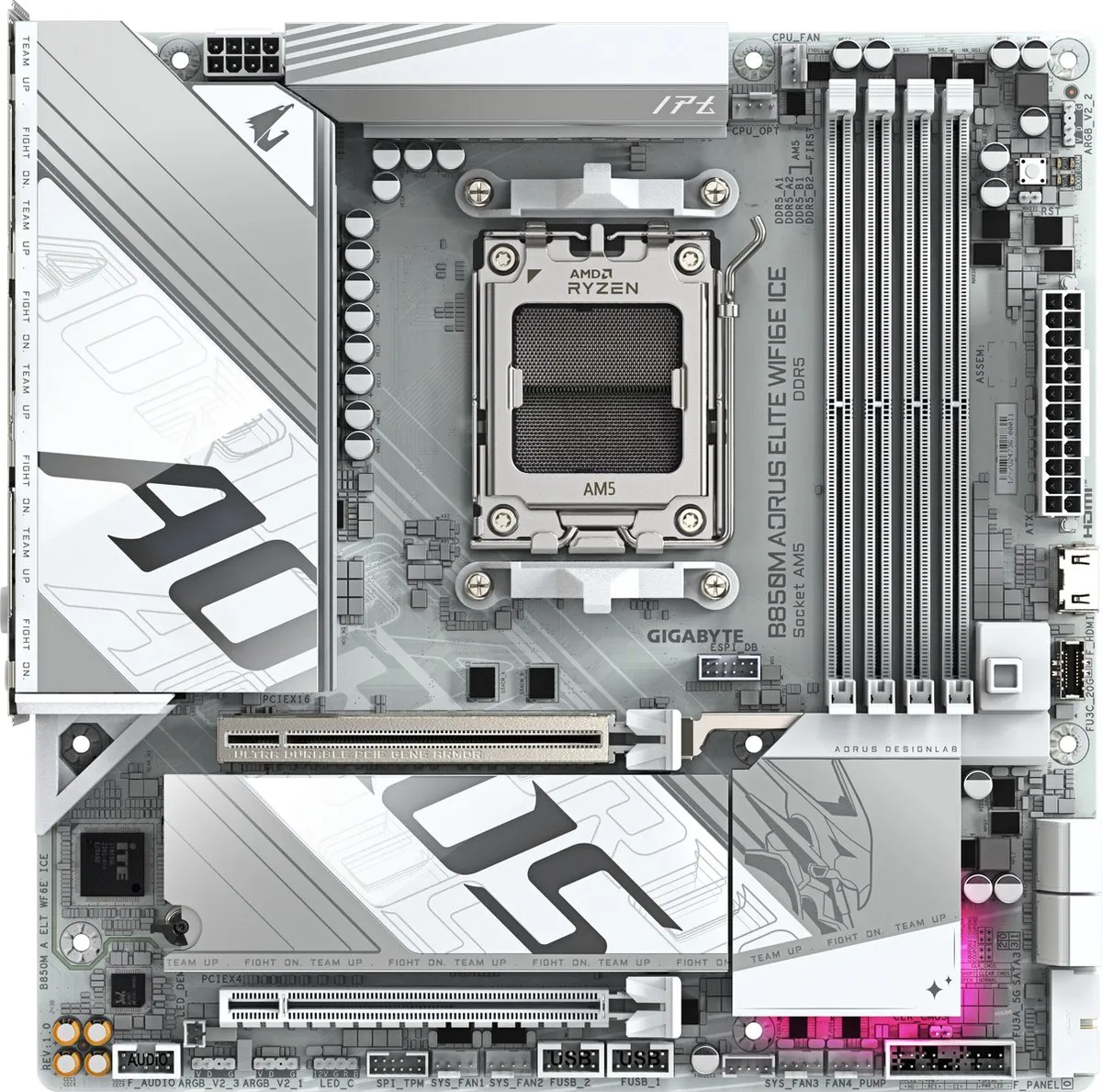 Gigabyte B850M Aorus Elite Wifi6E Ice AM5 - microATX