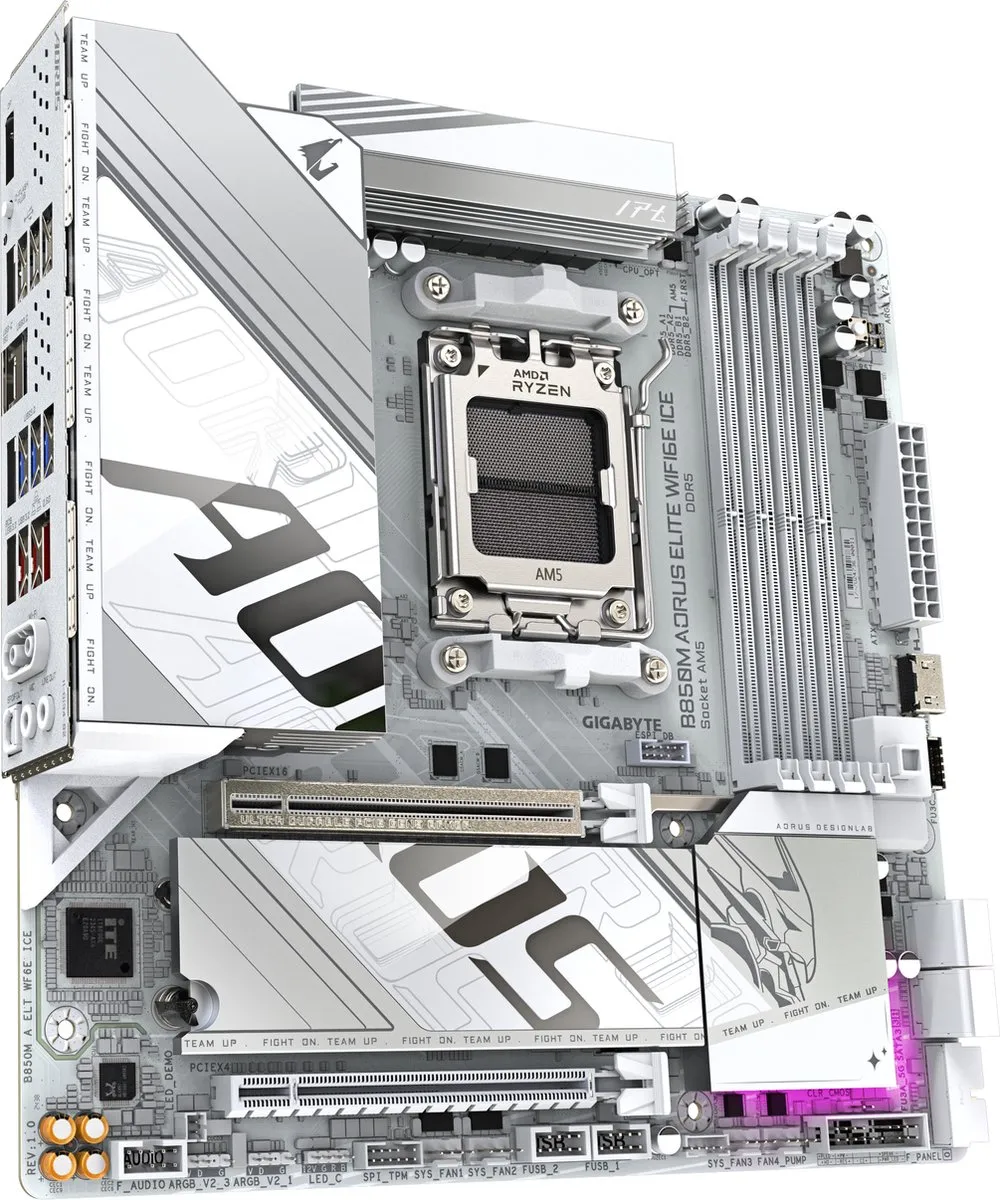 Gigabyte B850M Aorus Elite Wifi6E Ice AM5 - microATX
