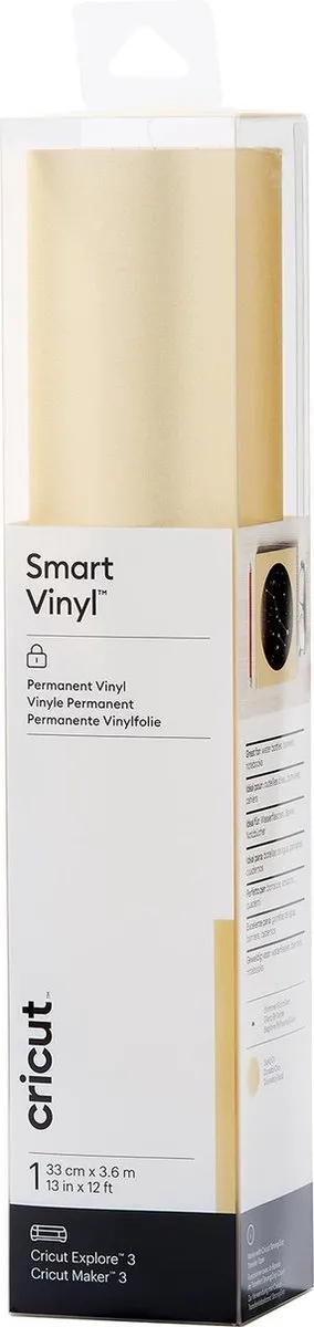 Cricut Smart Vinyl Permanent Glanseffect Goud