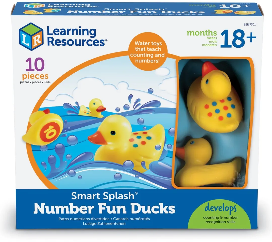 Learning Resources Smart Splash Eendjes met Cijfers - Meerkleurig
