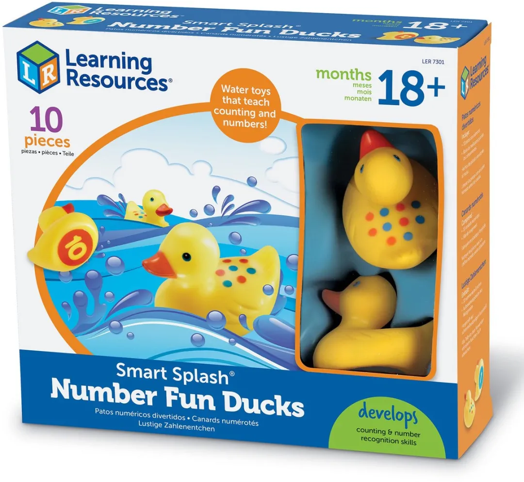 Learning Resources Smart Splash Eendjes met Cijfers - Meerkleurig