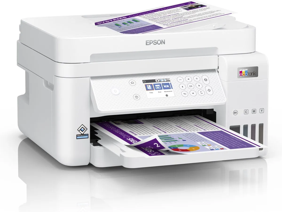 Epson EcoTank L6276 Inkjet Printer - A4 - 33ppm - Wit