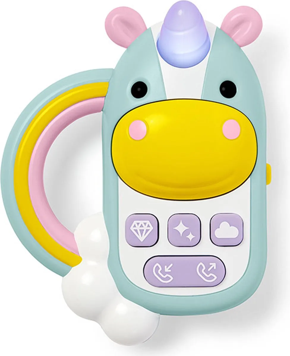 Skip Hop Zoo Unicorn Telefoon Grijpspeelgoed