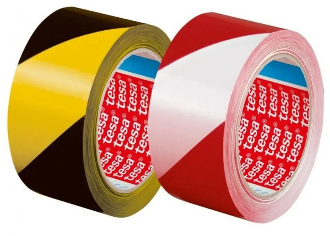 Tesa 60760 Waarschuwingslint 33m x 50mm - Geel/Zwart
