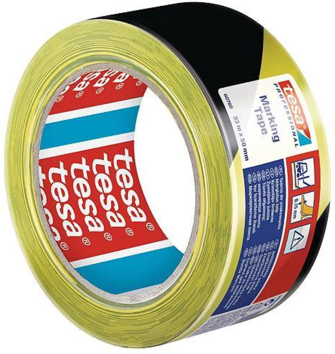 Tesa 60760 Waarschuwingslint 33m x 50mm