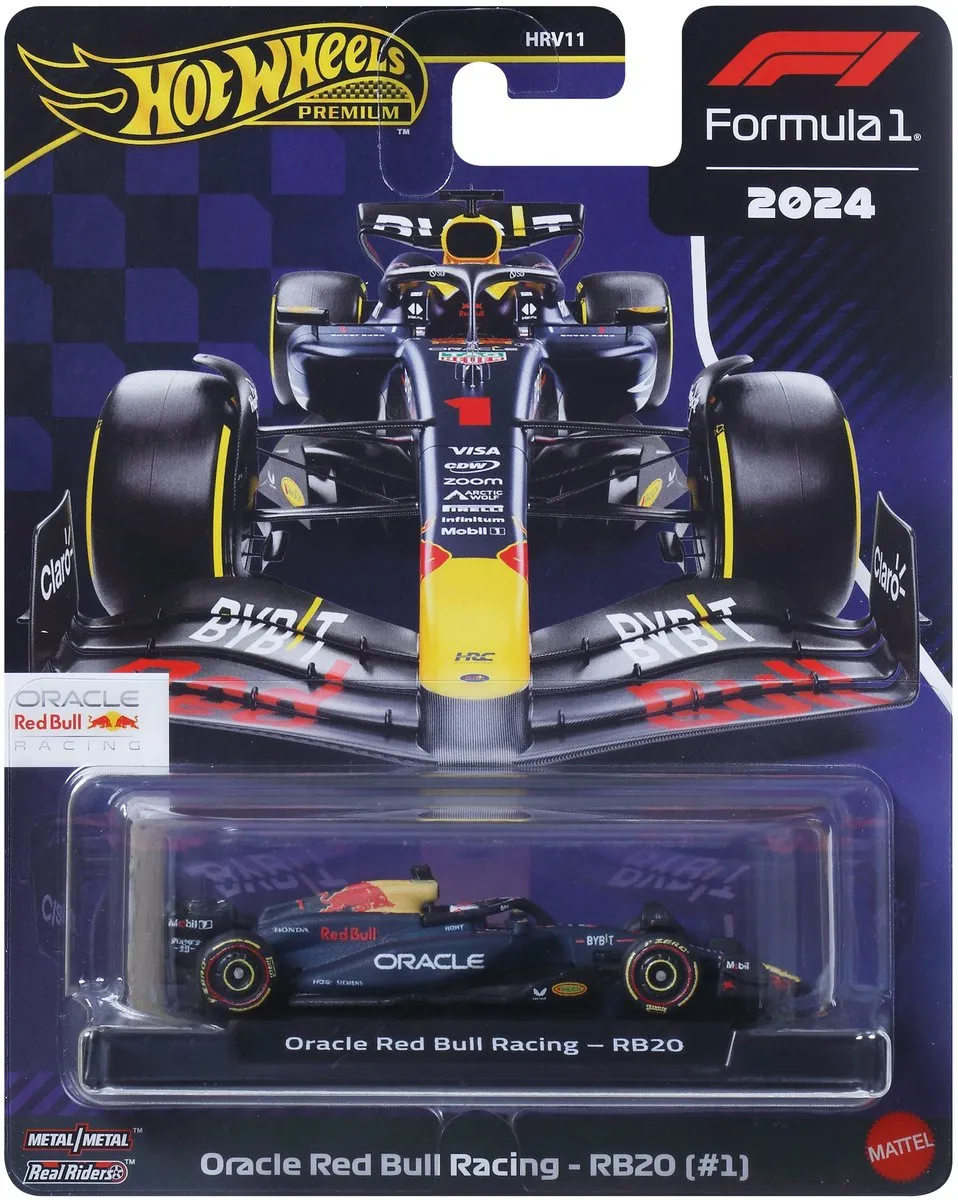 Hot Wheels Premium Formule 1 Max Verstappen Red Bull MATTJBM12