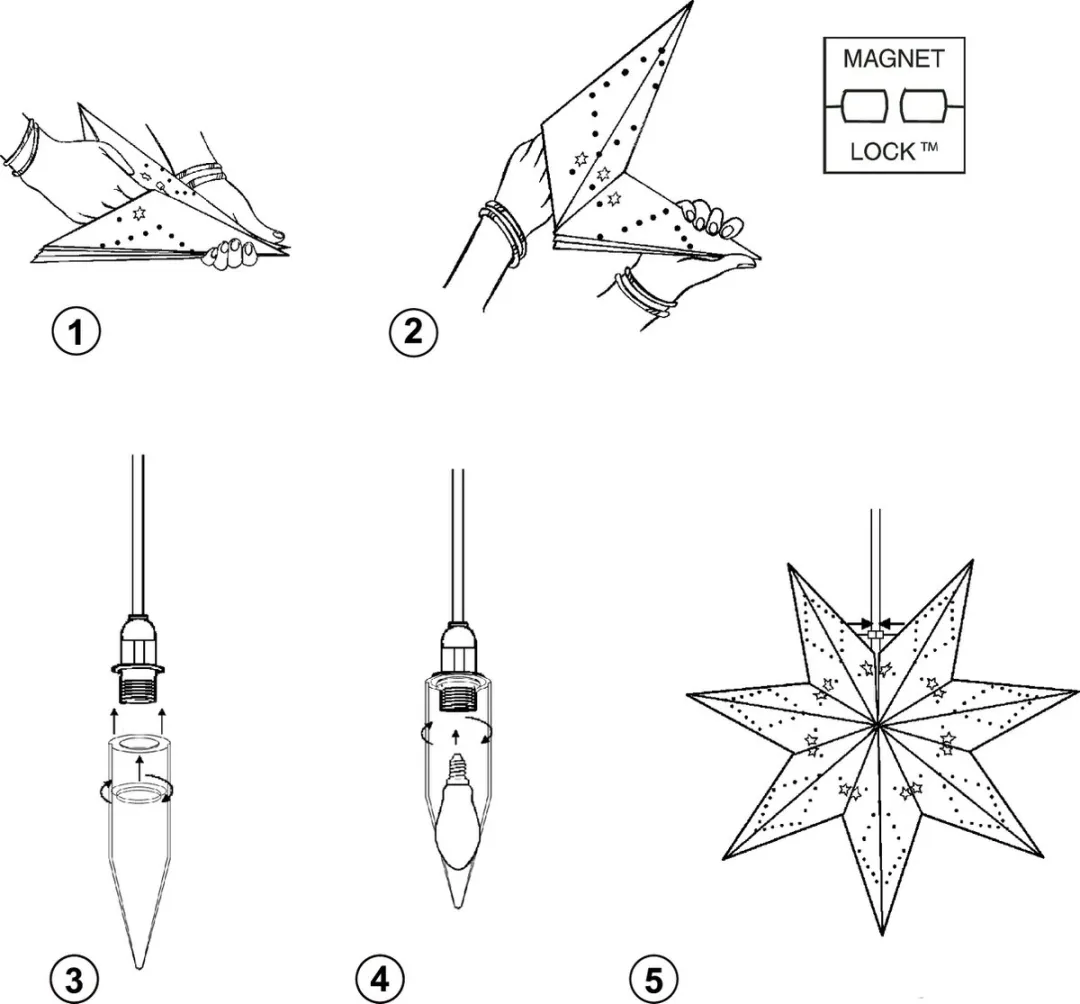 Star Trading Dot Papieren Ster - Ø 70cm - Zilver
