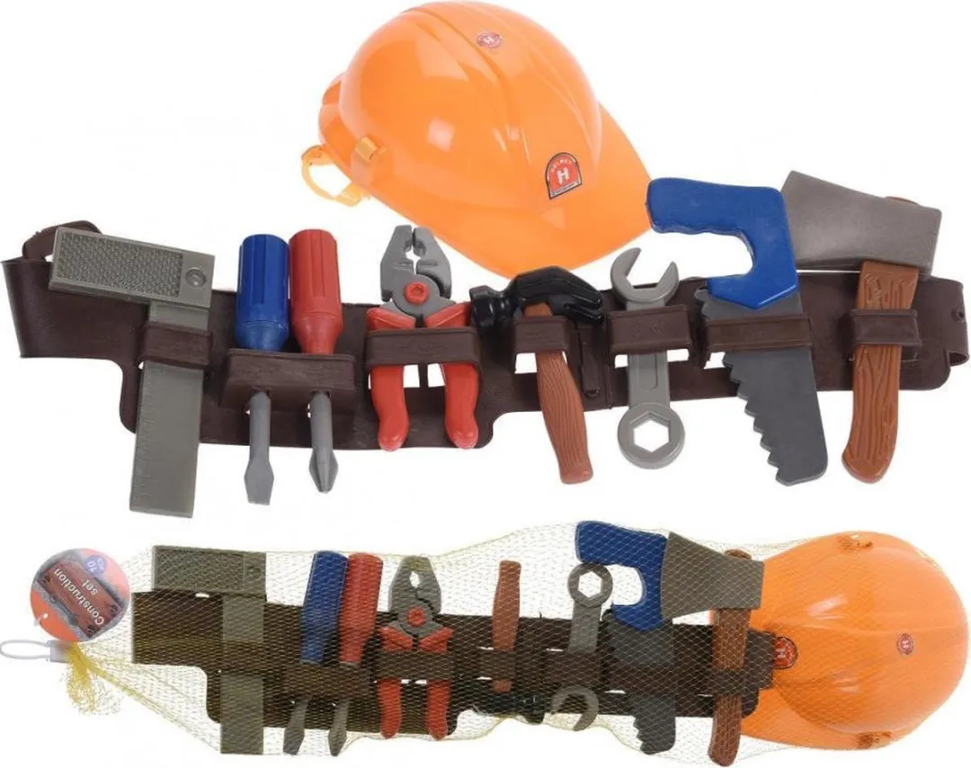 Jonotoys Gereedschapriem 10-delig - Multicolor