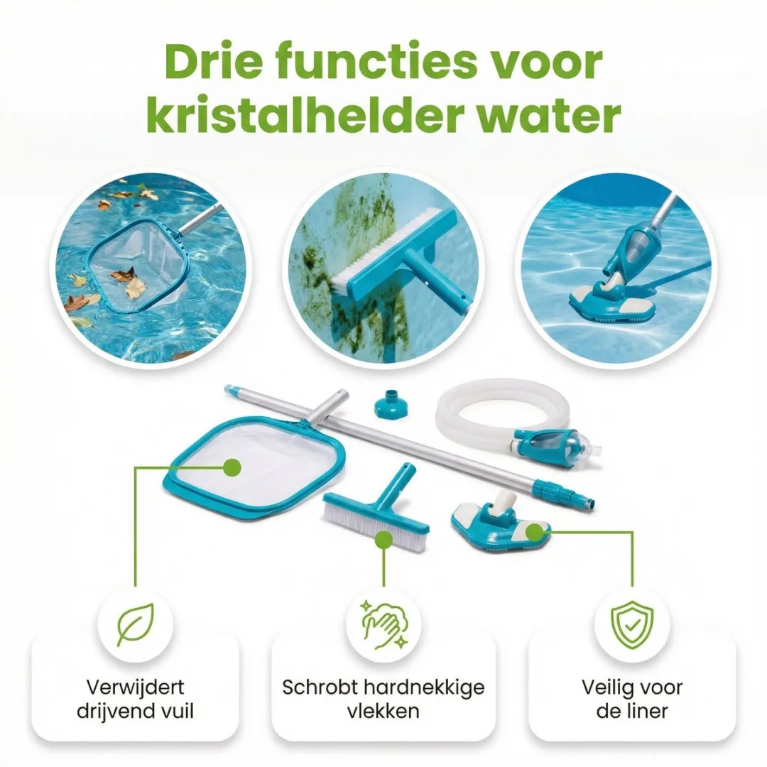 Intex Luxe Onderhoudsset 28003 - 7-delig - Blauw