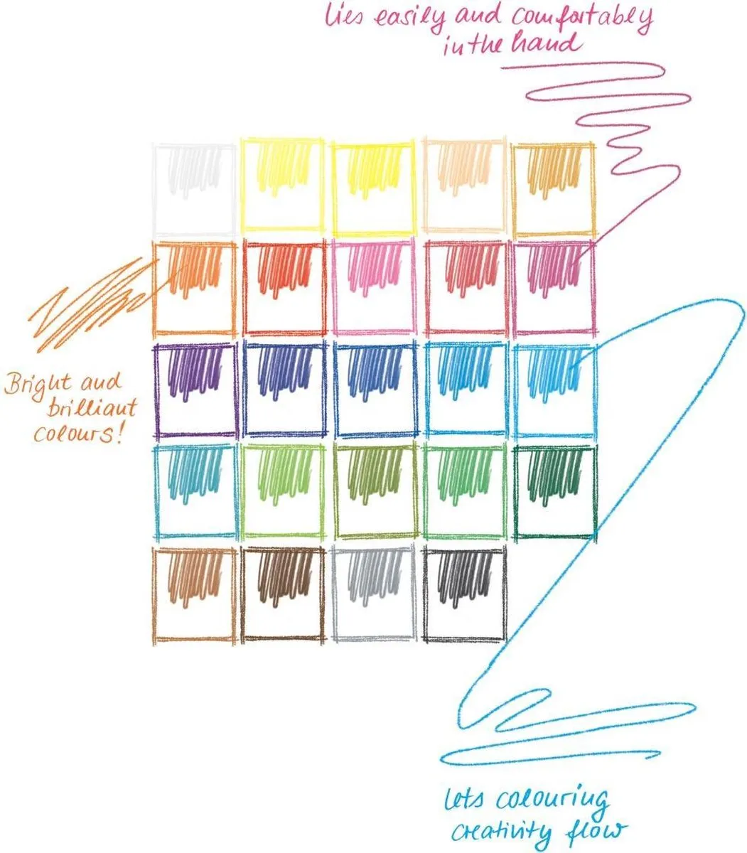 STAEDTLER Ergosoft Kleurpotloodset 24 Stuks - Special Edition