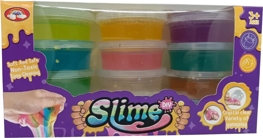 Jonotoys Kidsfun Slijm 12 Potjes