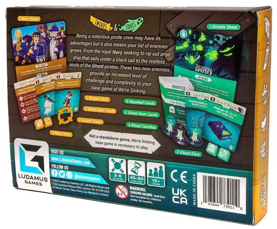 Asmodee We're Sinking! Swords & Souls Bordspel - 3-6 Spelers