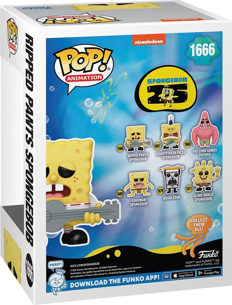 Funko SpongeBob SquarePants Ripped Pants Pop! 75735 - Multicolor