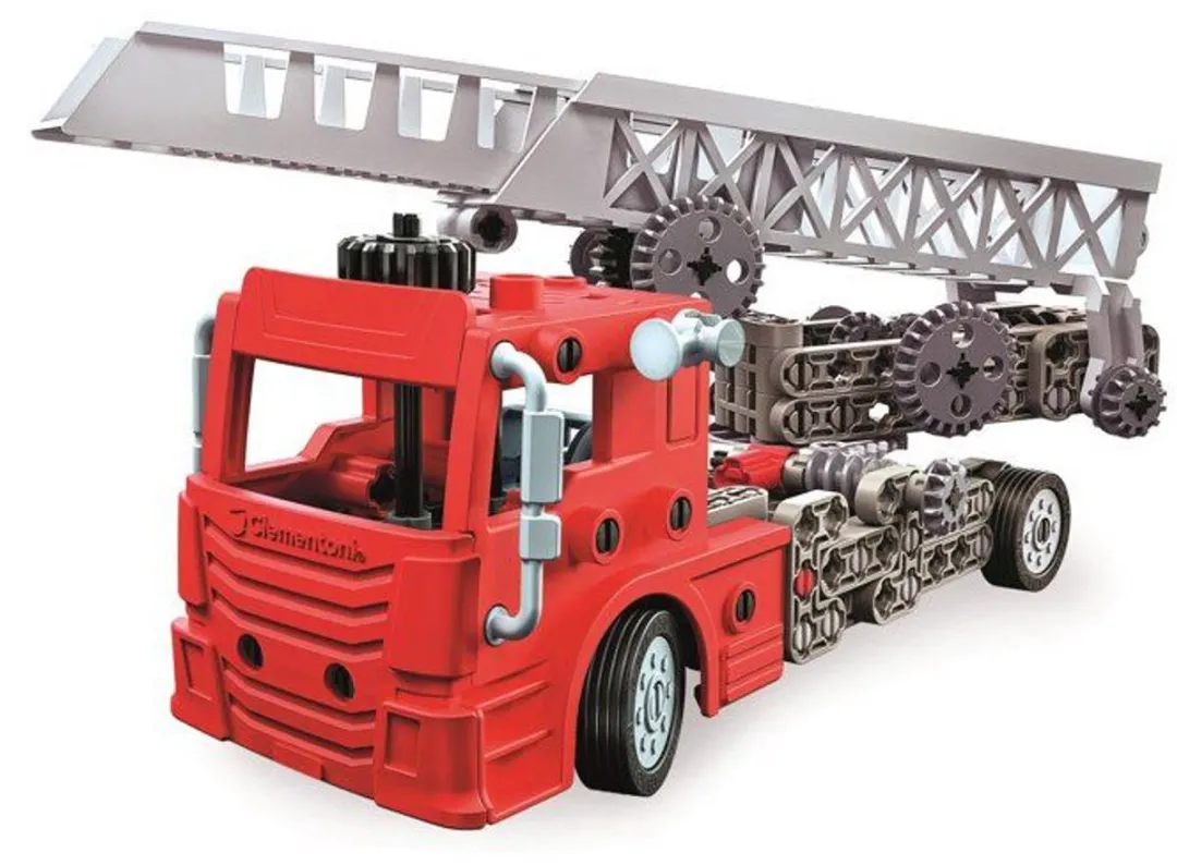 Clementoni Brandweerwagen - 170 Stukken - Rood/Grijs