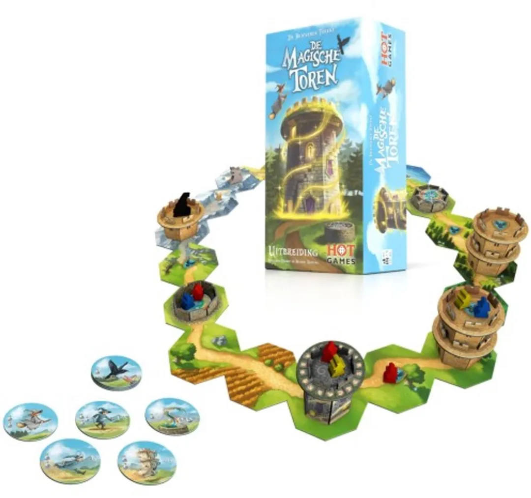 HOT Games Magische Toren Uitbreiding Betoverde Torens - 2-4 Spelers