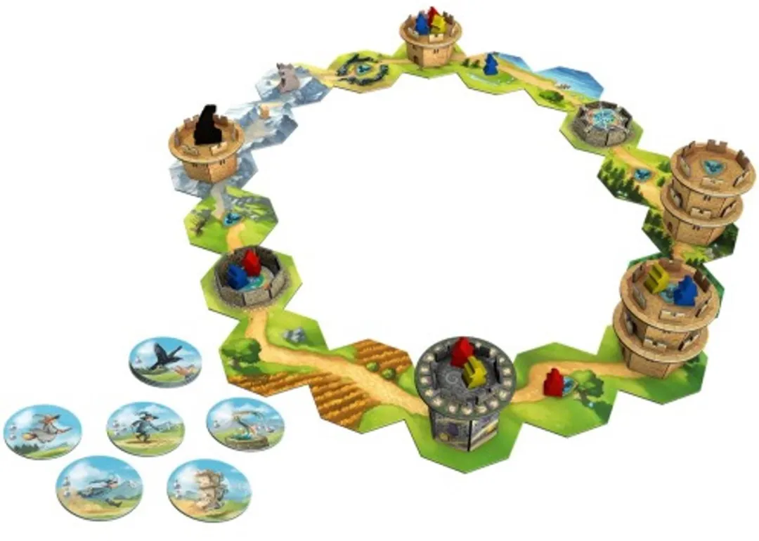 HOT Games Magische Toren Uitbreiding Betoverde Torens - 2-4 Spelers