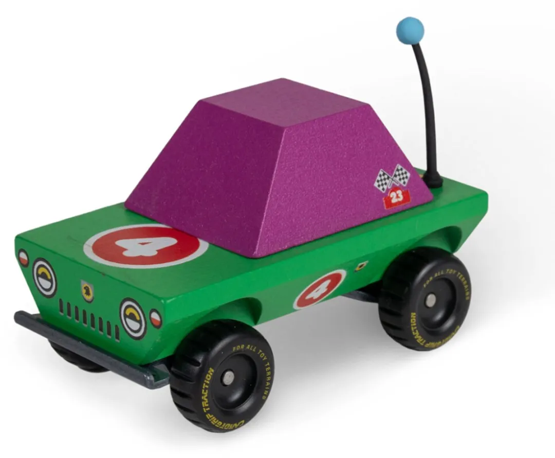 Candylab Toys Candycar Toons Dundee Green Houten Voertuig