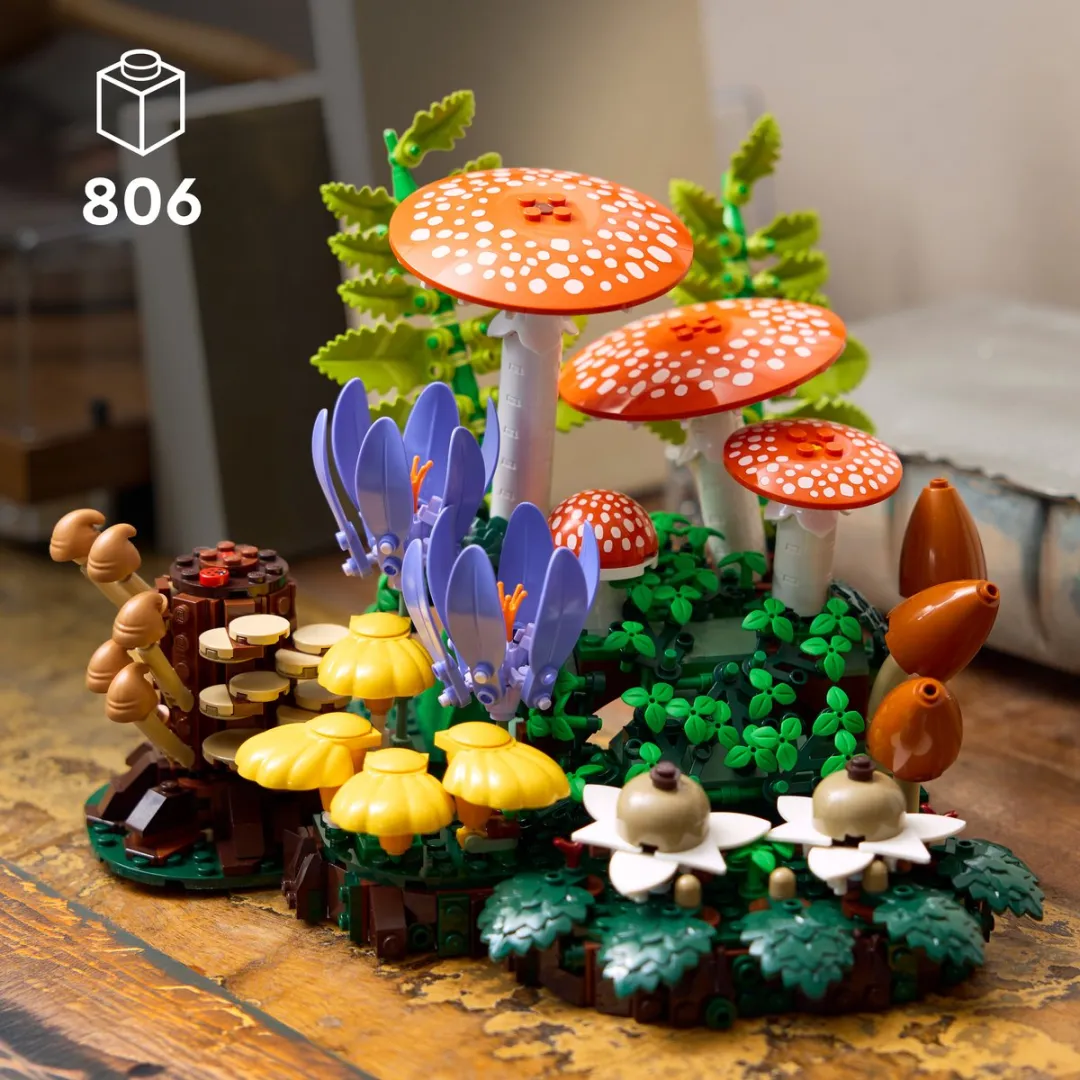LEGO Botanicals Bospaddenstoelen 11505 - 806 Stukken - Multicolor
