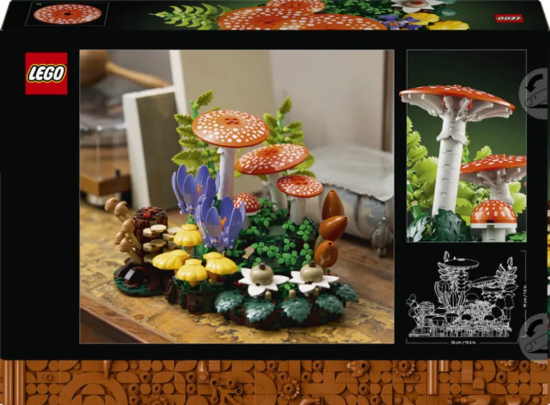 LEGO Botanicals Bospaddenstoelen 11505 - 806 Stukken - Multicolor