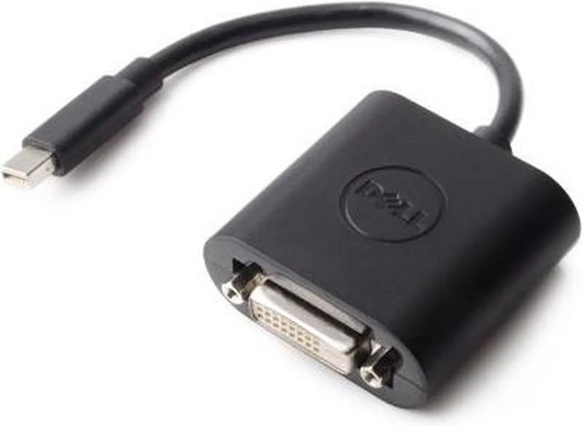 Dell Mini DisplayPort naar DVI Adapter - Zwart