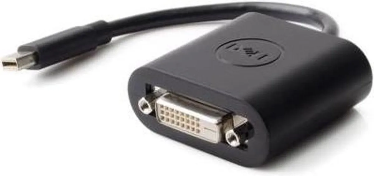 Dell Mini DisplayPort naar DVI Adapter - Zwart