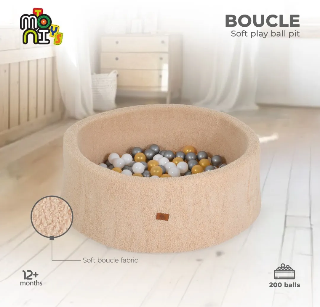 Moni Toys Ballenbak Beige 112364 - 200 Ballen