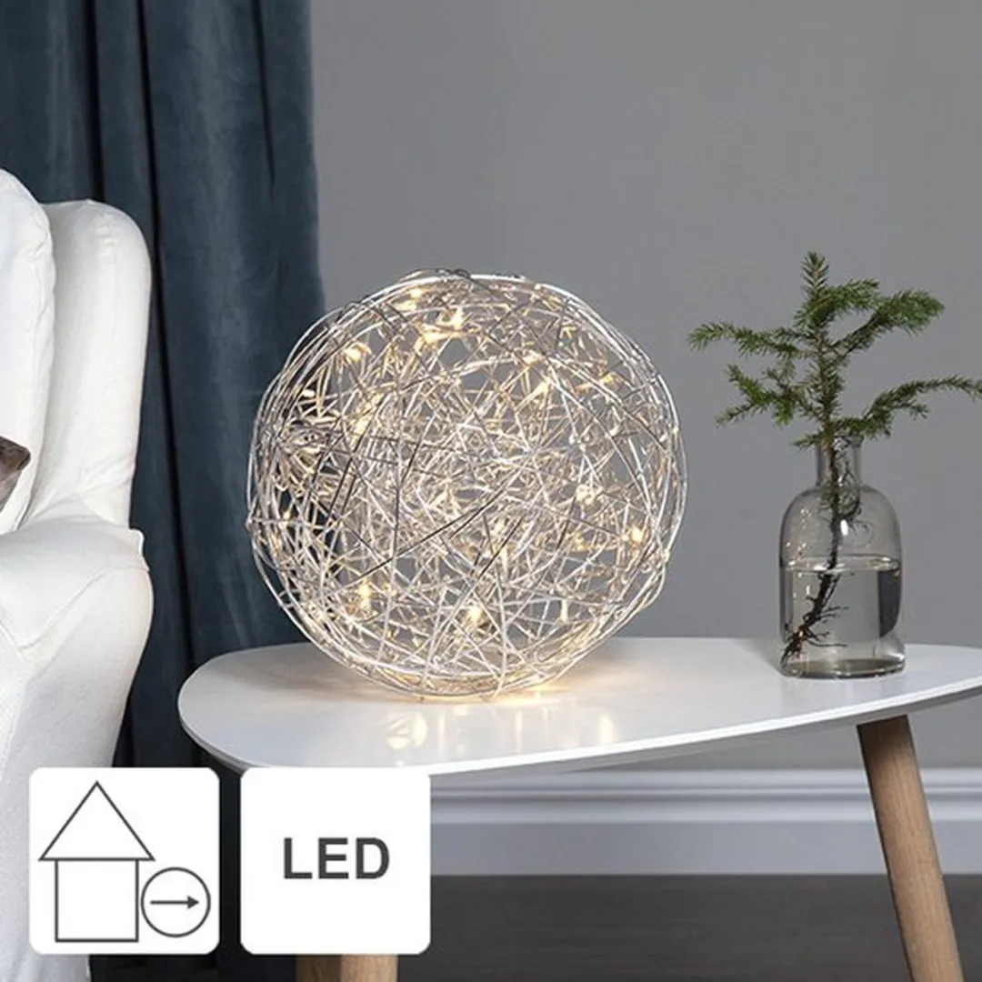 Star Trading 802-75-CH Decoratieve Verlichting - 50 LED 3,6W - Zilver